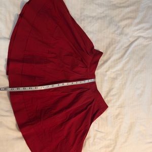 Red express skirt